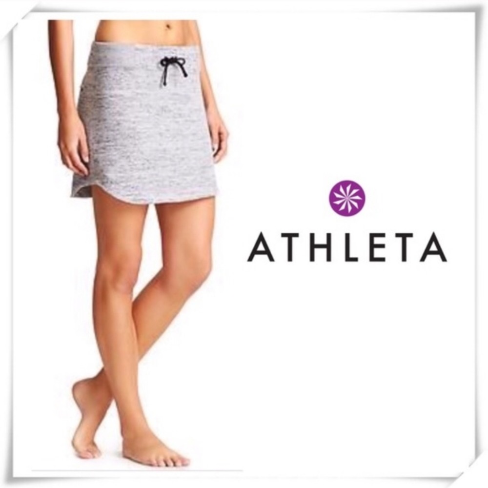 Athleta Downplay gray heather skirt